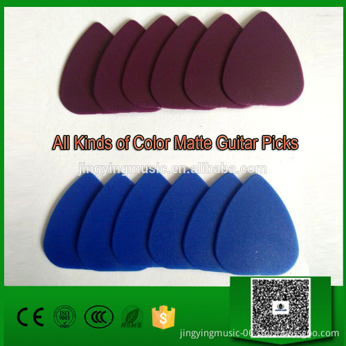 Wholesale China Made All Kinds of Color Matte Guitar Picks